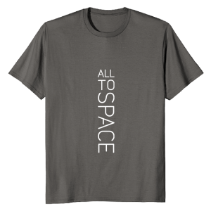 Classic Asphalt T-Shirts All To Space Front White Logo