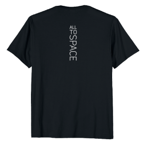 Classic Black-T Shirts All To Space Back White Logo