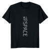 Classic Black T-Shirts All To Space Front White Logo