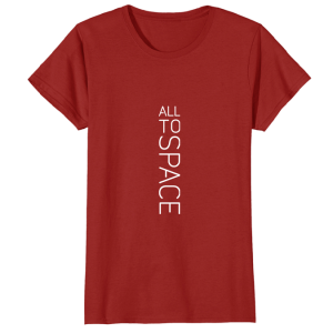 Classic Cranberry Womens T-Shirts All To Space Front White Logo