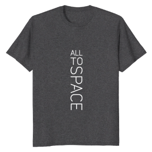 Classic Dark Heather T-Shirts All To Space Front White Logo