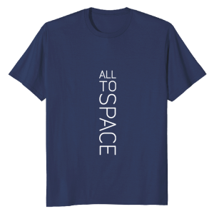 Classic Navy T-Shirts All To Space Front White Logo
