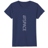 Classic Navy Womens T-Shirts All To Space Front White Logo
