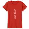 Classic Red Womens T-Shirts All To Space Front White Logo